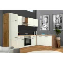 Flex-Well Exclusiv Winkelküche Vintea 280x170 Cm Magnolia-Lancelot Oak