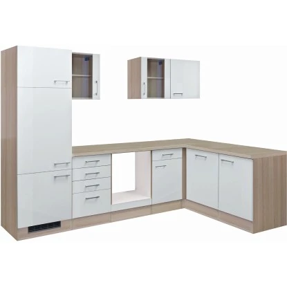 Flex-Well Exclusiv Winkelküche Abaco 280 Cm Ohne E-Geräte Perlmutt Glänzend 1 Flex-Well Exclusiv Winkelküche Abaco 280 Cm Ohne E-Geräte Perlmutt Glänzend