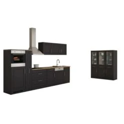 Held Möbel Küchenzeile Rom 330 Cm Landhaus Grau Matt Mit E-Geräten -Küchenblick Verkaufsgeschäft 1265 11016600 632.1.6198 1