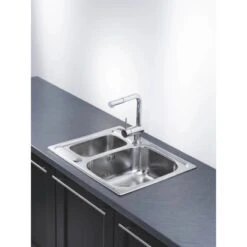 OBI Einbauspüle Quadra Duo 62 Edelstahl Eckig 5 OBI Einbauspüle Quadra Duo 62 Edelstahl Eckig -Küchenblick Verkaufsgeschäft 135452 picture 3