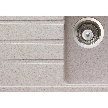 OBI Einbauspüle Quadra Basic 86 Granitverbundwerkstoff Beige 2 OBI Einbauspüle Quadra Basic 86 Granitverbundwerkstoff Beige – Bild 2