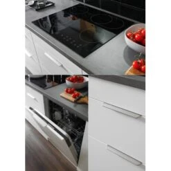 Respekta Selection Küchenzeile Elisabeth RS370HGWH 370 Cm Weiß-Grau -Küchenblick Verkaufsgeschäft 145633 4384 5