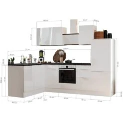 Respekta Selection Winkelküche Elisabeth RSL280AGH 280 Cm Grau-Artisan Eiche Nb. -Küchenblick Verkaufsgeschäft 145938 4384 3