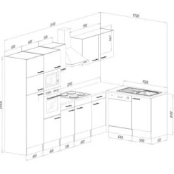 Respekta Winkelküche KBL340EYCMISGKE 340 Cm Cappuccino-Eiche York Nachb. 17 Respekta Winkelküche KBL340EYCMISGKE 340 Cm Cappuccino-Eiche York Nachb. -Küchenblick Verkaufsgeschäft 17 4834 KBL340EYCMISGKE 03