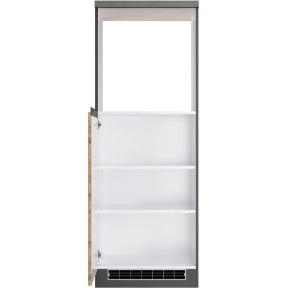 Held Möbel Ofenumbauschrank Turin 60 Cm Wotaneiche/Graphit 3 Held Möbel Ofenumbauschrank Turin 60 Cm Wotaneiche/Graphit – Bild 3
