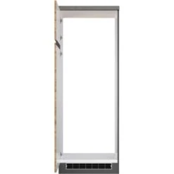 Held Möbel Umbauschrank Für Kühl/Gefrierkombi Turin 60 Cm Wotaneiche/Graphit -Küchenblick Verkaufsgeschäft 189542 11016600 S 03