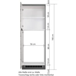 Held Möbel Kühlschrankumbauschrank Turin 60 Cm Graphit/Wotaneiche 19 Held Möbel Kühlschrankumbauschrank Turin 60 Cm Graphit/Wotaneiche -Küchenblick Verkaufsgeschäft 189568 11016600 VM 08