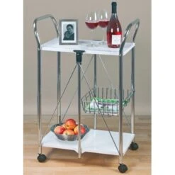 Wenko Beistell- Und Küchenwagen Sunny Weiß -Küchenblick Verkaufsgeschäft 2910669 1068 900030100 1