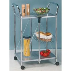 Wenko Beistell- Und Küchenwagen Sunny Silber 10 Wenko Beistell- Und Küchenwagen Sunny Silber -Küchenblick Verkaufsgeschäft 2910677 1068 900060100 2