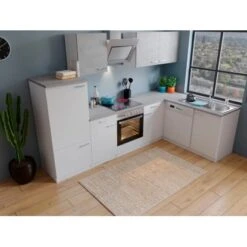 Respekta Winkelküche KBL280WWBSCG 280 X 172 Cm Weiß-Beton Optik 12 Respekta Winkelküche KBL280WWBSCG 280 X 172 Cm Weiß-Beton Optik -Küchenblick Verkaufsgeschäft 2 4384 neu KBL280WWBSCG 03