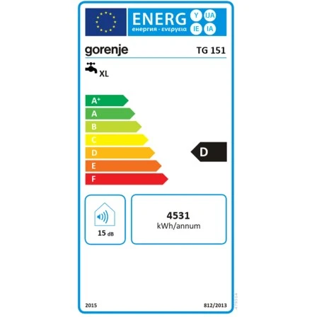 Gorenje Warmwasserspeicher TG151 150 L EEK: D 2 Gorenje Warmwasserspeicher TG151 150 L EEK: D – Bild 2