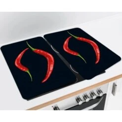 Wenko Herdabdeckplatte Universal Peperoni Duo 2er-Set Für Alle Herdarten -Küchenblick Verkaufsgeschäft 389365 1068 03