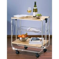 Wenko Servierwagen Dinett Deluxe Ahorn-Nachbildung -Küchenblick Verkaufsgeschäft 3894268 1068 713001500 2