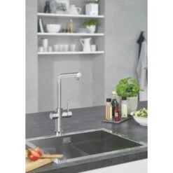 Grohe Einhand-Spültischbatterie Und Boiler Red Duo Size-L Chrom -Küchenblick Verkaufsgeschäft 4005176413964 4520 6