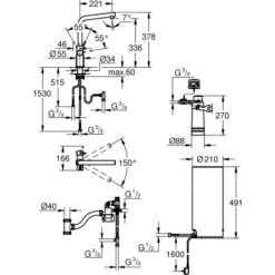 Grohe Einhand-Spültischbatterie Und Boiler Red Duo Size-L Chrom -Küchenblick Verkaufsgeschäft 4005176413964 4520 8