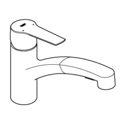 Grohe QuickFix Einhand-Spültischbatterie Start Schwarz -Küchenblick Verkaufsgeschäft 4005176782305 4520 AI 01