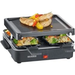 Severin Mini Raclette-Grill RG 2370 Für 4 Pers. 600 W -Küchenblick Verkaufsgeschäft 4008146036804 4776 3