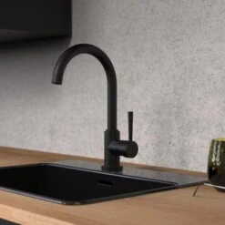 Schütte Design-Spültischarmatur Cornwall Schwarz-Matt -Küchenblick Verkaufsgeschäft 4008431791661 2759 4