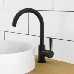 Schütte Design-Spültischarmatur Cornwall Schwarz-Matt -Küchenblick Verkaufsgeschäft 4008431791661 2759 5