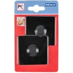 Wenko Turbo-Loc Eckig 2 Cm X 6 Cm X 6 Cm Schwarz -Küchenblick Verkaufsgeschäft 4008838308677 1068 03