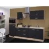 Flex-Well Exclusiv Küchenzeile Lara 270 Cm Anthrazit-San Remo Eiche NB