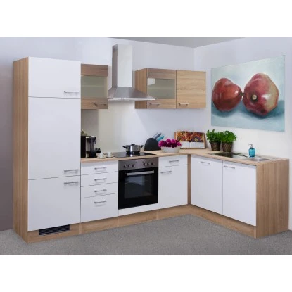 Flex-Well Classic Winkelküche Florida 280 Cm Sonoma Eiche-Weiß 4 Flex-Well Classic Winkelküche Florida 280 Cm Sonoma Eiche-Weiß – Bild 4