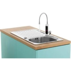 Easymaxx Warm Und Kaltwasserarmatur Mit Integriertem Durchlauferhitzer 3600 W -Küchenblick Verkaufsgeschäft 4052926017378 4257 04 AB