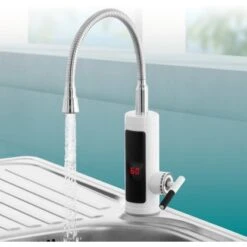 Easymaxx Warm Und Kaltwasserarmatur Mit Integriertem Durchlauferhitzer 3600 W -Küchenblick Verkaufsgeschäft 4052926017378 4257 11 A