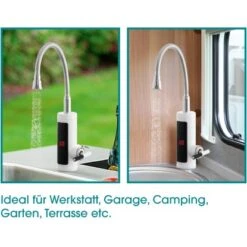 Easymaxx Warm Und Kaltwasserarmatur Mit Integriertem Durchlauferhitzer 3600 W -Küchenblick Verkaufsgeschäft 4052926017378 4257 12 AI