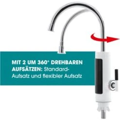 Easymaxx Warm Und Kaltwasserarmatur Mit Integriertem Durchlauferhitzer 3600 W -Küchenblick Verkaufsgeschäft 4052926017378 4257 15 AI