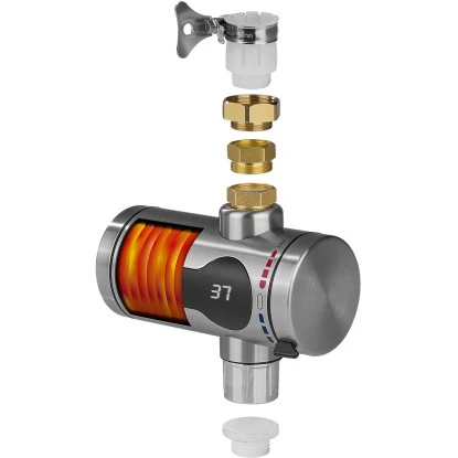 Maxxmee Edelstahl-Durchlauferhitzer Kompakt 3600 W 6 Maxxmee Edelstahl-Durchlauferhitzer Kompakt 3600 W – Bild 6