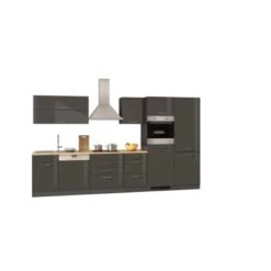 Held Möbel Küchenzeile Mailand 360 Cm Grau Hochglanz-Grau Matt Mit E-Geräten 19 Held Möbel Küchenzeile Mailand 360 Cm Grau Hochglanz-Grau Matt Mit E-Geräten -Küchenblick Verkaufsgeschäft 4177 11016600 631.1.6211 1