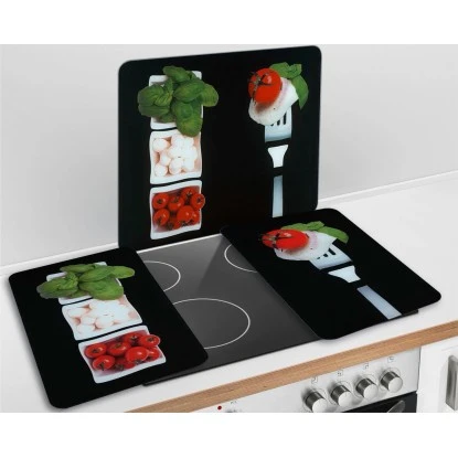Wenko Herdabdeckplatte Universal 2er Set Caprese 4 Wenko Herdabdeckplatte Universal 2er Set Caprese – Bild 4