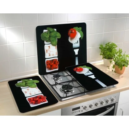 Wenko Herdabdeckplatte Universal 2er Set Caprese 5 Wenko Herdabdeckplatte Universal 2er Set Caprese – Bild 5