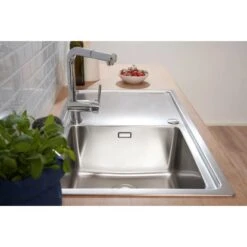 Respekta Einbauspüle Chicago 86 Cm X 50 Cm Edelstahl -Küchenblick Verkaufsgeschäft 45546 4384 CHICAGO86X50 10