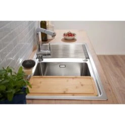 Respekta Einbauspüle Chicago 86 Cm X 50 Cm Edelstahl -Küchenblick Verkaufsgeschäft 45546 4384 CHICAGO86X50 14