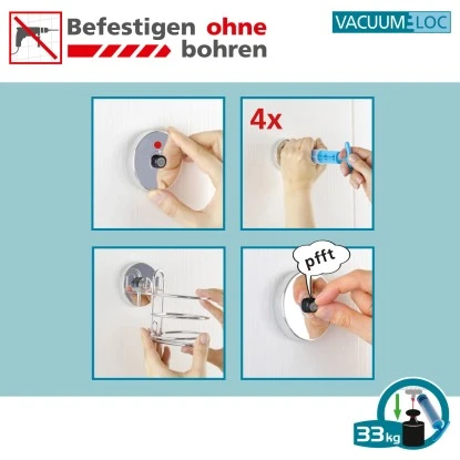 Wenko Küchenrollenhalter Style Mit Vacuum-Loc® Befestigungssystem 6 Wenko Küchenrollenhalter Style Mit Vacuum-Loc® Befestigungssystem – Bild 6