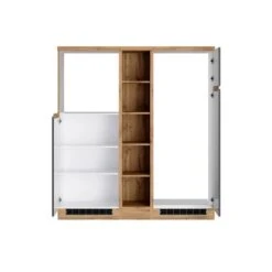 Held Möbel Küchenzeile Turin 390 Cm Graphit-Wotaneiche Ohne E-Geräte -Küchenblick Verkaufsgeschäft 5050 11016600 1127.6311 2b