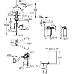 Grohe L-Auslauf Armatur Und Boiler Red Duo M-Size Supersteel -Küchenblick Verkaufsgeschäft 5288329 4520 100025157 1