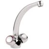 Sanitop-Wingenroth Zweigriff-Küchenarmatur Como Chrom