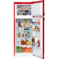 Respekta Kühl-Gefrierkombination KS144 Vintage VC Rot 15 Respekta Kühl-Gefrierkombination KS144 Vintage VC Rot -Küchenblick Verkaufsgeschäft 571958 4384 KS144VRA 04