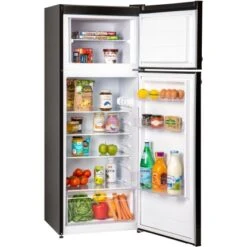 Respekta Kühl-Gefrierkombination KS144 Vintage VC Schwarz -Küchenblick Verkaufsgeschäft 572003 4384 KS144VSA 04