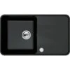 Miló Einbauspüle Granitverbundstoff Piu 78 Schwarz