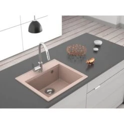 Miló Einbauspüle Granitverbundstoff Luxuria 56 Sand -Küchenblick Verkaufsgeschäft 5903140018339 30