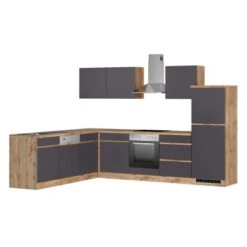 Held Möbel Winkelküche Turin 240 X 300 Cm Graphit-Wotaneiche Mit E-Geräten -Küchenblick Verkaufsgeschäft 64160 11016600 1115.6311 1