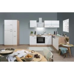 Respekta Winkelküche KBL310ESWS 310 Cm Weiß-Eiche Sonoma Sägerau Nachbildung 23 Respekta Winkelküche KBL310ESWS 310 Cm Weiß-Eiche Sonoma Sägerau Nachbildung -Küchenblick Verkaufsgeschäft 6862304 KBL310ESWSC 01