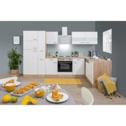 Respekta Winkelküche KBL310ESWS 310 Cm Weiß-Eiche Sonoma Sägerau Nachbildung 22 Respekta Winkelküche KBL310ESWS 310 Cm Weiß-Eiche Sonoma Sägerau Nachbildung -Küchenblick Verkaufsgeschäft 6862304 KBL310ESWSC 03