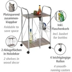 Wenko Servierwagen Liky Holzdekor Zusammenklappbar 21 Wenko Servierwagen Liky Holzdekor Zusammenklappbar -Küchenblick Verkaufsgeschäft 686865 1068 11