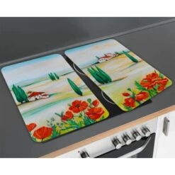 Wenko Herdabdeckplatte Universal Toscana 2er-Set Für Alle Herdarten -Küchenblick Verkaufsgeschäft 686912 1068 03
