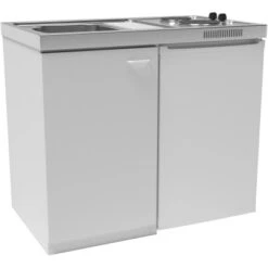 Respekta Miniküche Pantry 100S 100 Cm Weiß -Küchenblick Verkaufsgeschäft 7143852 1